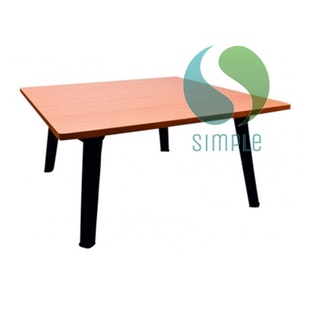 ภาพขนาดย่อของภาพหน้าปกสินค้าโต๊ะญี่ปุ่น โต๊ะพับอเนกประสงค์ 60x60 ซม.ลายไม้สีบีซ ไม้สีเมเปิ้ล ลายหินอ่อนสีดำ ขาว ขาแข็งแรง กางง่าย  ss99 จากร้าน simpleshop935 บน Shopee