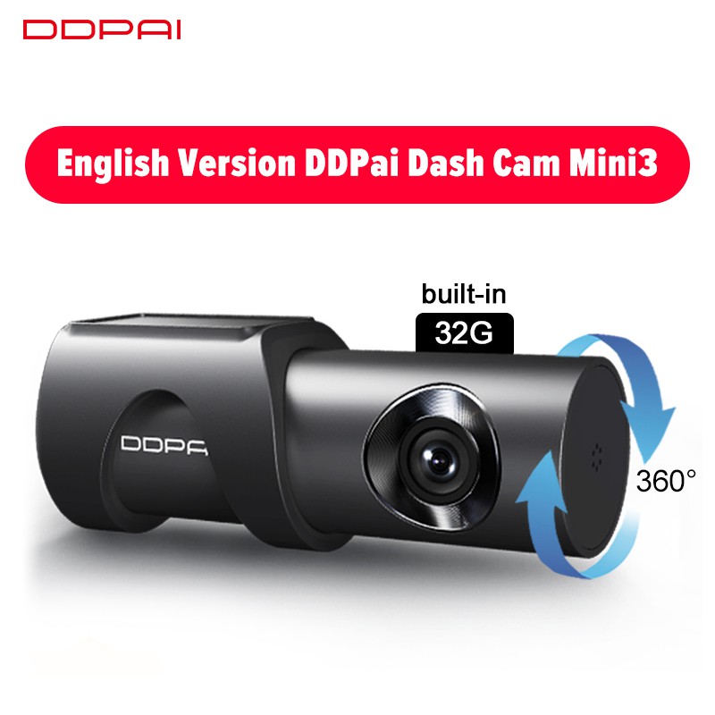 DDPAI Mini 3 Dash Cam DVR Car Camera 1600P Auto Drive Vehicle Video  Recroder 32G eMMC 24H Parking Monitor 140 Degrees Wide Angle - AliExpress