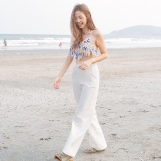 กางเกงผ้าลินิน ใส่สบายๆ