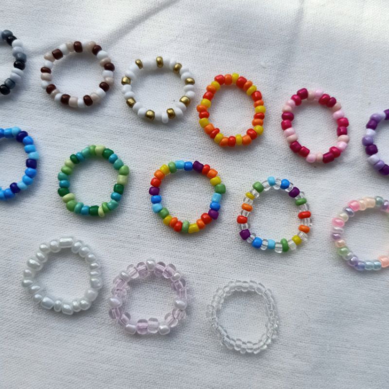 basic-beads-1-2-แหวนลูกปัด-แหวนเอ็นยืด