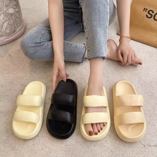 รองเท้าผู้หญิง ใช้วัสดุEVAพื้นนุ่มน้ำหนักเบา รองเท้านุ่มนิ่ม แนวเกาหลี มินิมอลสุดๆ น้ำหนักเบาใส่สบาย #sy33