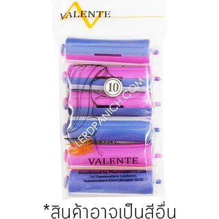 Vatente วาเลนเต้ แกนดัดผม ญี่ปุ่น  เลือกเบอร์ได้ (เบอร์7-เบอร์10) คละสี  แพค6ชิ้น