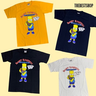 เสื้อยืดสกรีนลายการ์ตูน ลายการ์ตูนน่ารัก SIMPSON สินค้าพร้อมส่ง