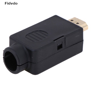 Fidvdo Hdmi Male 19P ปลั๊กเชื่อมต่อพร้อมฝาครอบ