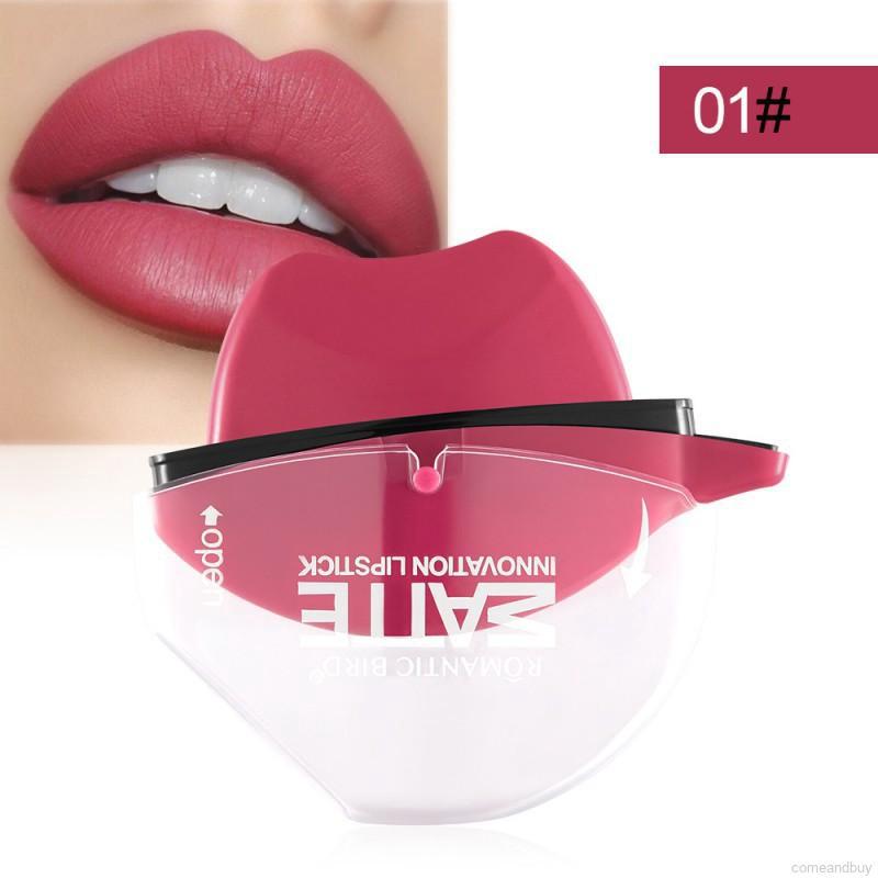 🌱Comeandbuy🙋12 Colors Long-Lasting Lip Tint Lipstick Batom  Matte Lip Gloss