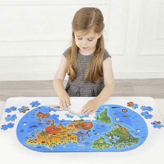 World Puzzle  ตัวต่อแผนที่โลก ชิ้นใหญ่