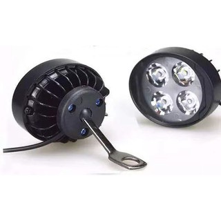 ไฟเเต่งกระจกมอเตอร์ไซค์ JZD 8led 12v สีขาว 1คู่