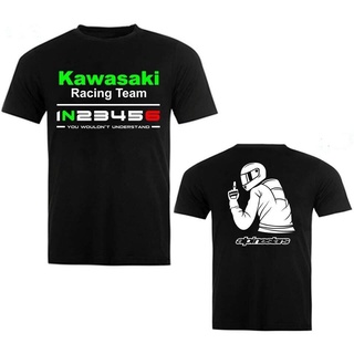 สไตล์ใหม่ KAWASAKI Racing Team ALPINE Star Man Fan เสื้อยืดสตรีทไซส์ S-3Xl แขนสั้น