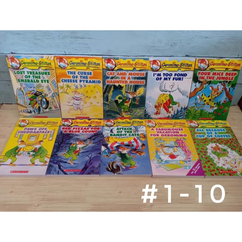 new-geronimo-stilton-1-10-bookset-ปกอ่อน-ภาพสีทั้งเล่ม