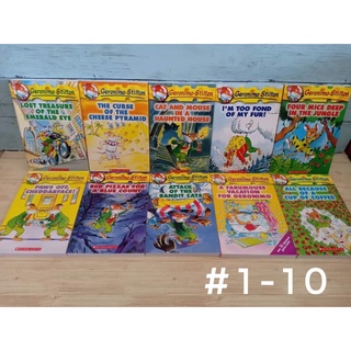 (New)Geronimo Stilton : 1-10 bookset ปกอ่อน ภาพสีทั้งเล่ม