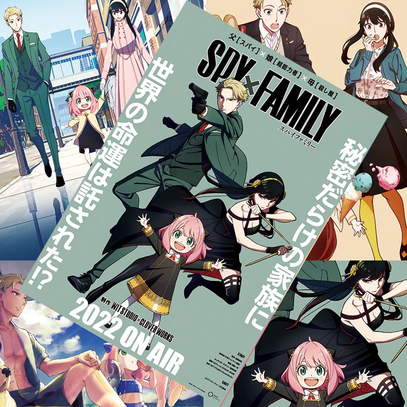 spy-x-family-โปสเตอร์-spy-play-house-วอลล์เปเปอร์-hd-ลายการ์ตูนอนิเมะ-สองมิติ-สําหรับตกแต่งบ้าน-หอพัก