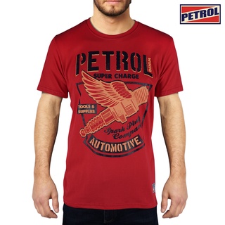 Petrol Mens Basic Slim Fit Tees 12920-U (Racing Red)