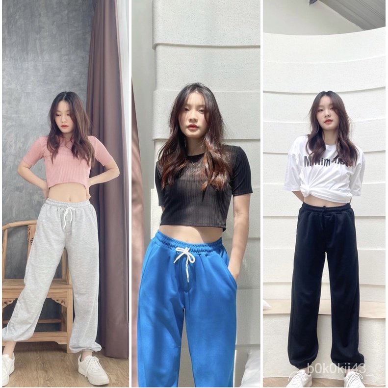 uuร้านแฟชั่น-175-code-whpqtk-กางเกงวอร์มผ้านุ่ม-nabi-sweatpants-กางเกงวอร์มขายาว-กางเกงวอร์มปลายจั๊ม-by-longsaidoo