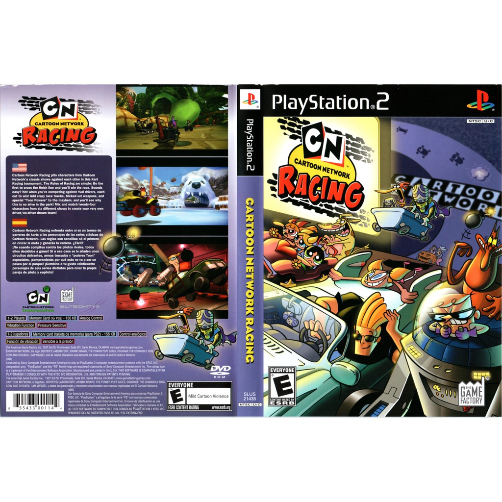 แผ่นเกมส์ Cartoon Network Racing PS2 Playstation2 คุณภาพสูง ราคาถูก ...