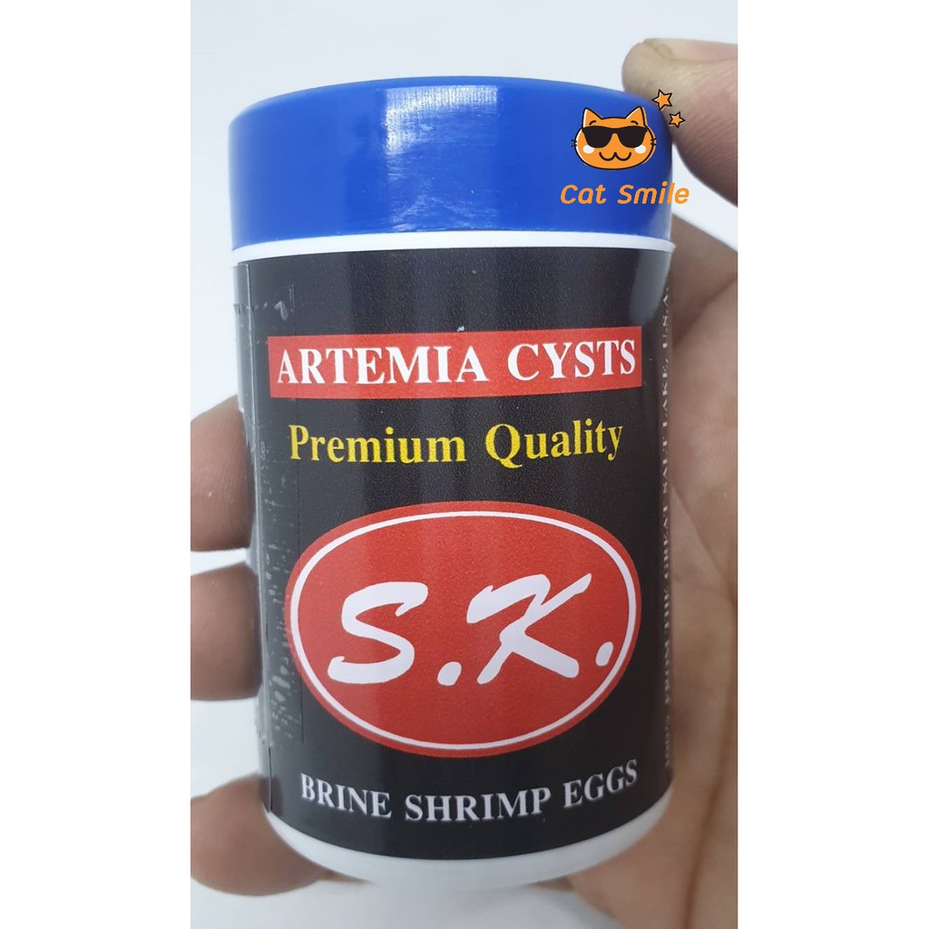 ไข่อาร์ทีเมียแบบเป่า-s-k-50-g-เกรด-premium-quality-artemia-cysts-sk-black-อัตตราการฟักตัวมากกว่า-ปริมาณไข่-50-กรัม