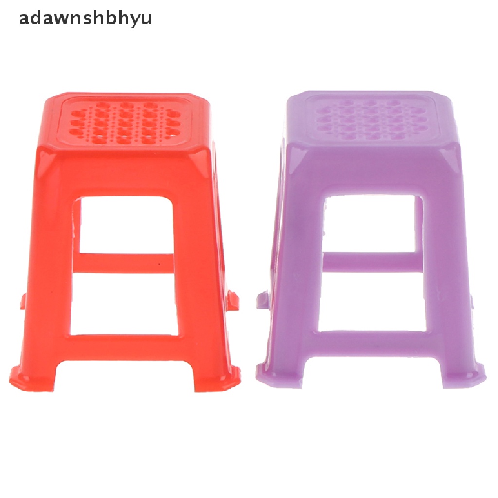 adawnshbhyu-เก้าอี้พลาสติกจิ๋ว-สเกล-1-12-สําหรับบ้านตุ๊กตา