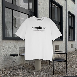 ‘SIMPLICITÉ’ - Oversize tee เสื้อยืดโอเวอร์ไซส์ มินิมอล
