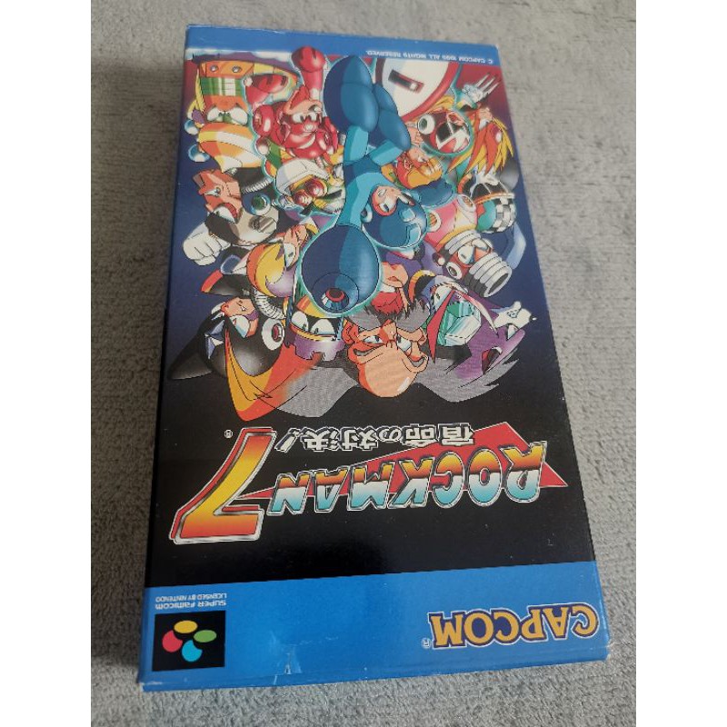 ตลับ-เกมส์-แท้-sfc-rockman-7-ntsc-j-งานกล่อง