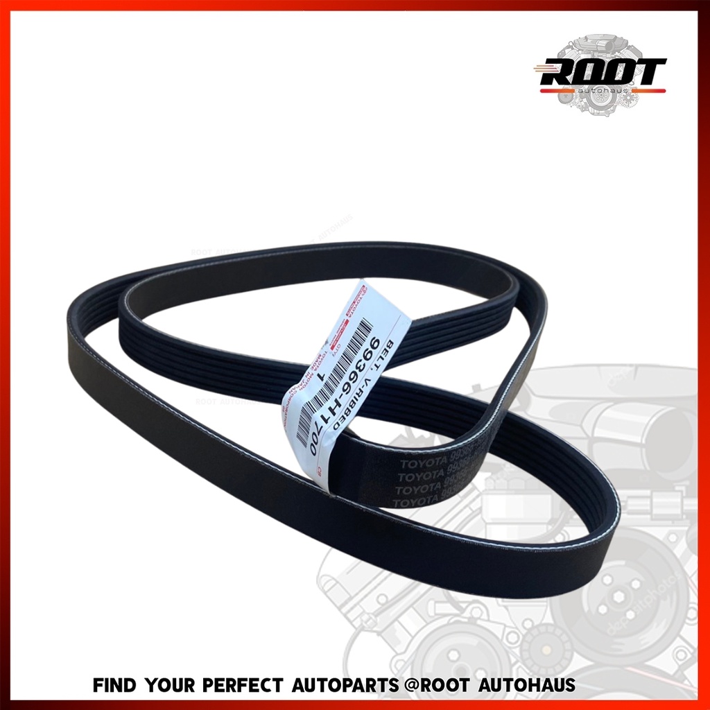 โตโยต้า แท้ เบิกศูนย์ 99366-H1700 สายพานเครื่อง 6PK1700 ALTIS ปี 2008 ...