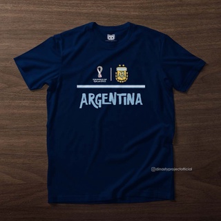 เสื้อยืด พิมพ์ลาย Argentina World Cup