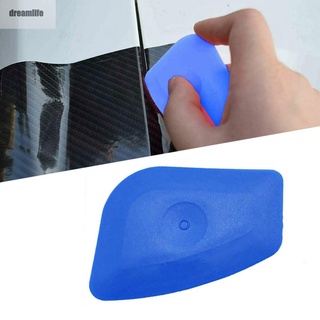 【DREAMLIFE】10Pcs Mini Blue Hard Card Squeegee Scraper Tint Car Vinyl Film Wrap Tools