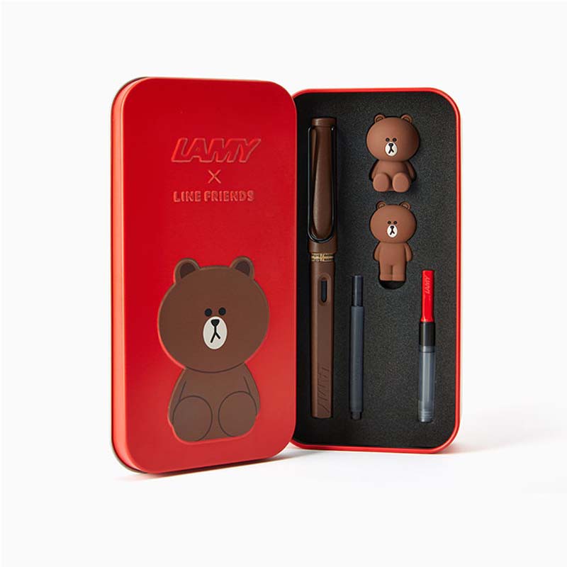 LAMY X LINE FRIENDS BROWN IN THE RED LIMITED EDITION (ปากกาลามี่