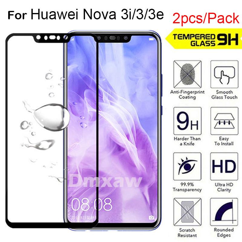 ฟิล์มกันรอยหน้าจอ 3 D สำหรับ Huawei Nova 3i 3 3E 3 D 2 ชิ้น / แพ็ค