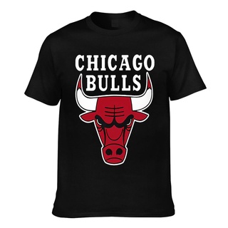 เสื้อยืดผู้ เสื้อยืด พิมพ์ลาย Chicago Bulls Basketball สไตล์สปอร์ต สําหรับผู้ชาย S-5XL