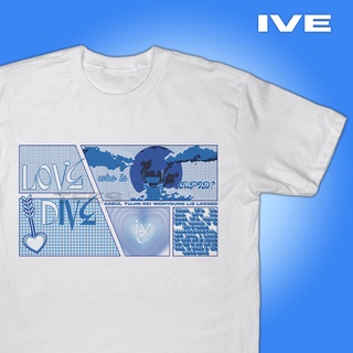 【hot tshirts】เสื้อยืดกราฟฟิคแฟชั่น IVE Love Dive K-Pop