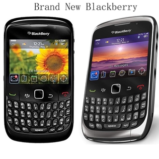 Blackberry 9300 Curve 3G Unlocked GSM QuadBand ของแท้ QWERTY คีย์บอร์ดโทรศัพท์มือถือ สํารองข้อมูล COD