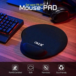 ภาพขนาดย่อของภาพหน้าปกสินค้าGEL WARE MOUSE-PAD PA-01 แผ่นรองเมาส์ทำงาน แผ่นรองเมาส์สีพื้น ที่รองเมาส์มีที่รองข้อมือแผ่นรองเม้าส์ ที่รองเม้าส์ เม้าท์ จากร้าน oker_electronic บน Shopee ภาพที่ 3