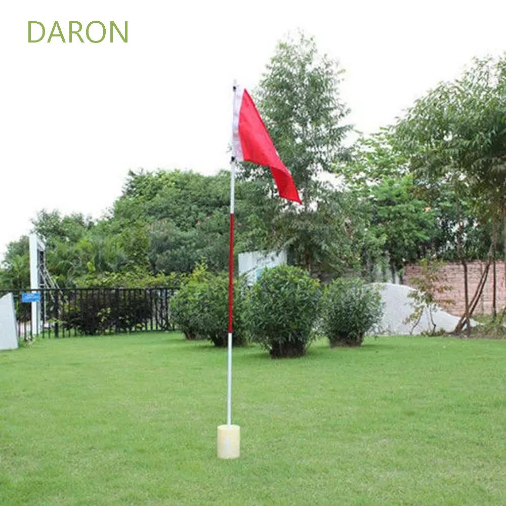 daron-อุปกรณ์ธงกอล์ฟสีเขียวสําหรับฝึกตีกอล์ฟ-3-ส่วน