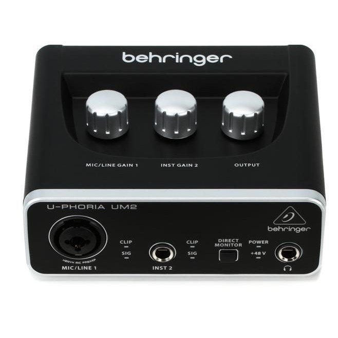 BEHRINGER UM-2 , audio interface ออดิโอ อินเตอร์เฟส 2 input , 2 output ...