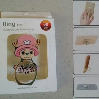 แหวนตั้งโทรศัพท์ (Ring stent) ตัวแหวนหมุนได้ 360 องศา ลาย วันพีช ONEPIECE ช็อปเปอร์ chopper