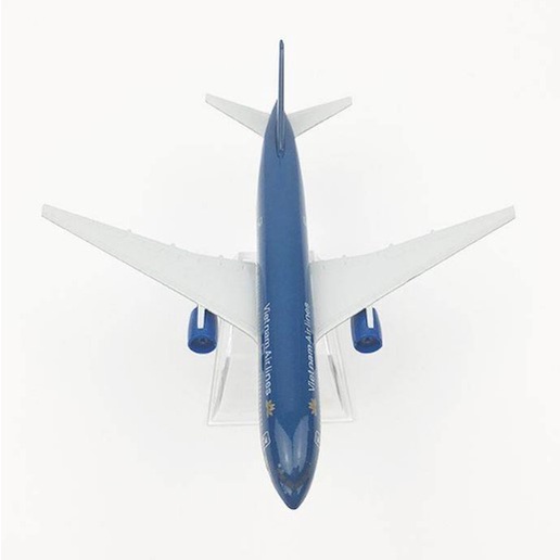 โมเดลเครื่องบิน-พร้อมส่งจากไทย-vietnam-airlines-boeing-777-ขนาด-16cm-scale-1-400-มีขาตั้งโชว์