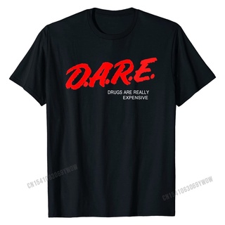 เสื้อยืดลําลอง แขนสั้น คอกลม พิมพ์ลายโลโก้ DARE แฟชั่นฤดูร้อน สไตล์คลาสสิก สําหรับผู้ชาย