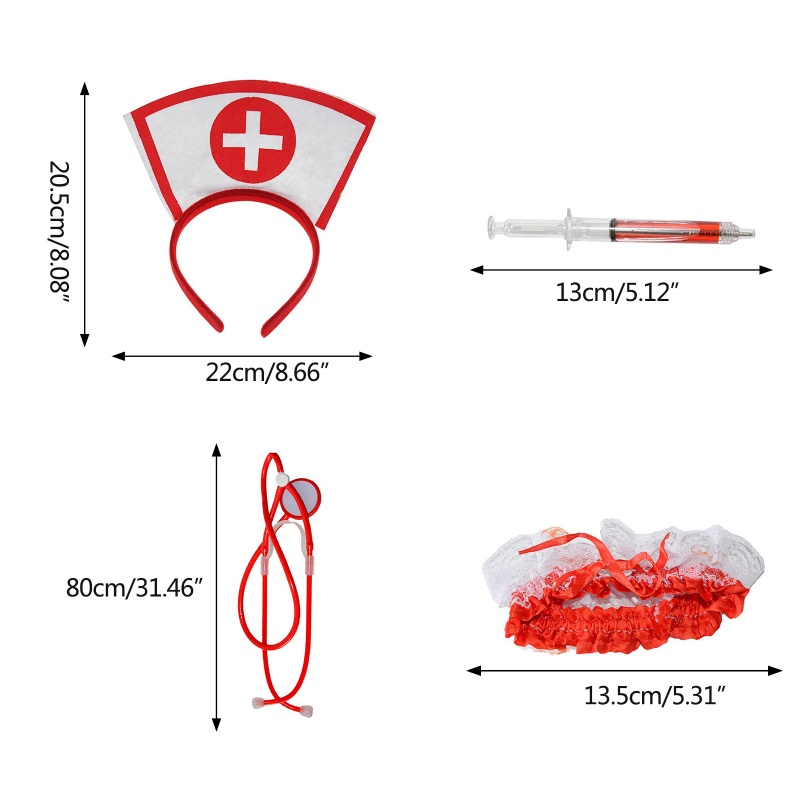 fl-ชุดคอสเพลย์-ฮาโลวีน-พยาบาล-ที่คาดผม-ปากกา-stethoscope-ต้นขา-โซ่-ผู้ใหญ่-ชุดแฟนซี-เครื่องแต่งกายฮาโลวีน-อุปกรณ์เสริม