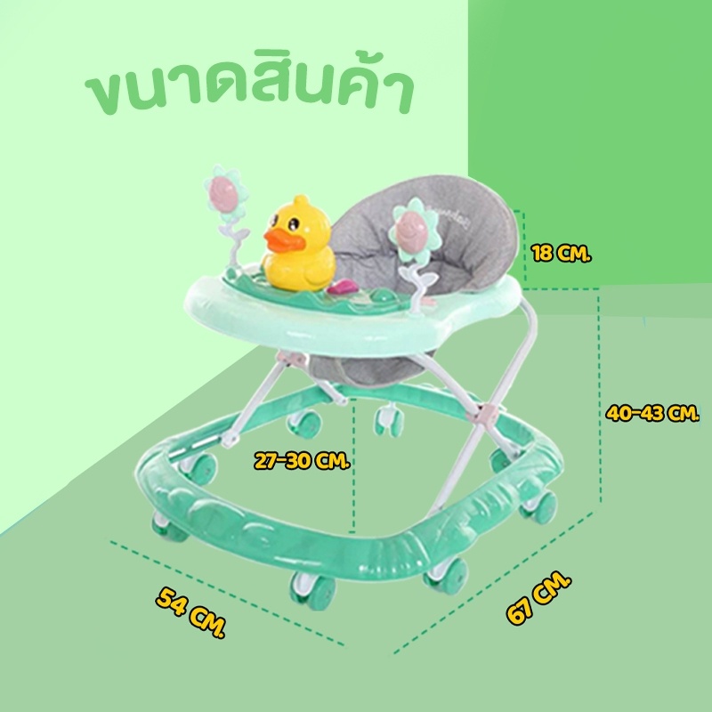 ภาพสินค้ารถหัดเดินเด็ก รถหัดเดิน 2IN1 รถหัดเดินเด็ก เป็ดน้อยมีเสียง รถวงกลม รถฝึกเดินเด็ก รถหัดเดินเป็ด รถวงกลม รถกลมเดินเด็ก ถูก จากร้าน greatplayground บน Shopee ภาพที่ 6