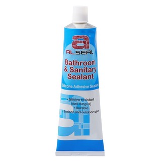 SILICONE SEALANT ALSEAL NEUTRAL 75G WHITE ซิลิโคนไร้กรด ALSEAL 75 กรัม สีขาว วัสดุประสานและอุดรอยรั่ว เคมีภัณฑ์ก่อสร้าง