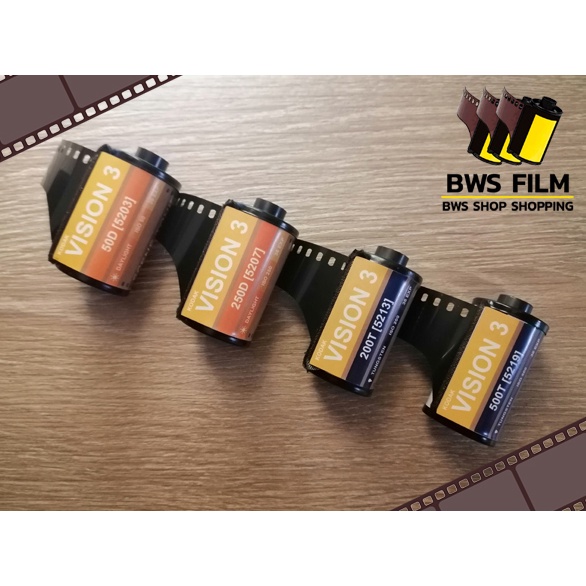 ภาพหน้าปกสินค้าฟิล์มหนัง ฟิล์มถ่ายรูป ฟิล์มสี Kodak Vision 3 50D, 250D, 200T, 500T 35mm (135) 36 รูป Cinema Color Negative Film จากร้าน bws_shop_shopping บน Shopee
