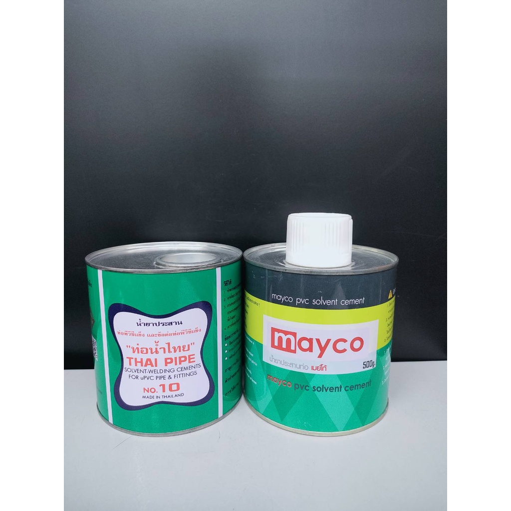 กาวทาท่อ น้ำยาประสานท่อพีวีซี PVC ขนาด 500กรัม ท่อน้ำไทย , Mayco กาวทา ...