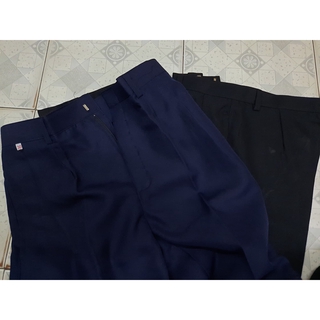 สินค้า กางเกงใส่ทำงาน กางเกงสแล็ค กางเกงยูนิฟอร์ม สีกรม สีดำ ราคาถูก