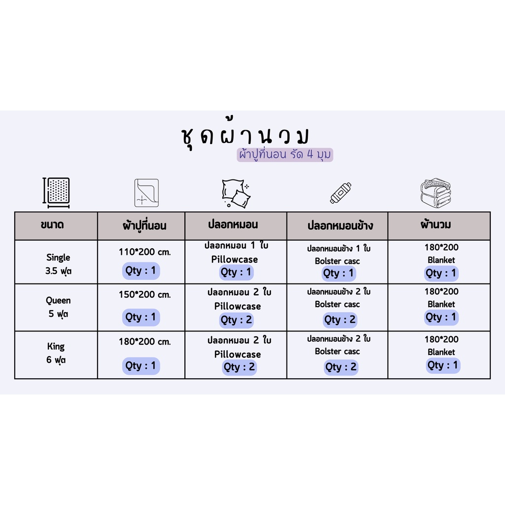 ชุดผ้านวม-ชุดเครื่องนอน-เกรด-a-premium-ผ้าปูที่นอน-ชุดผ้าปูที่นอนพร้อมผ้าห่มนวม-คุณภาพดี