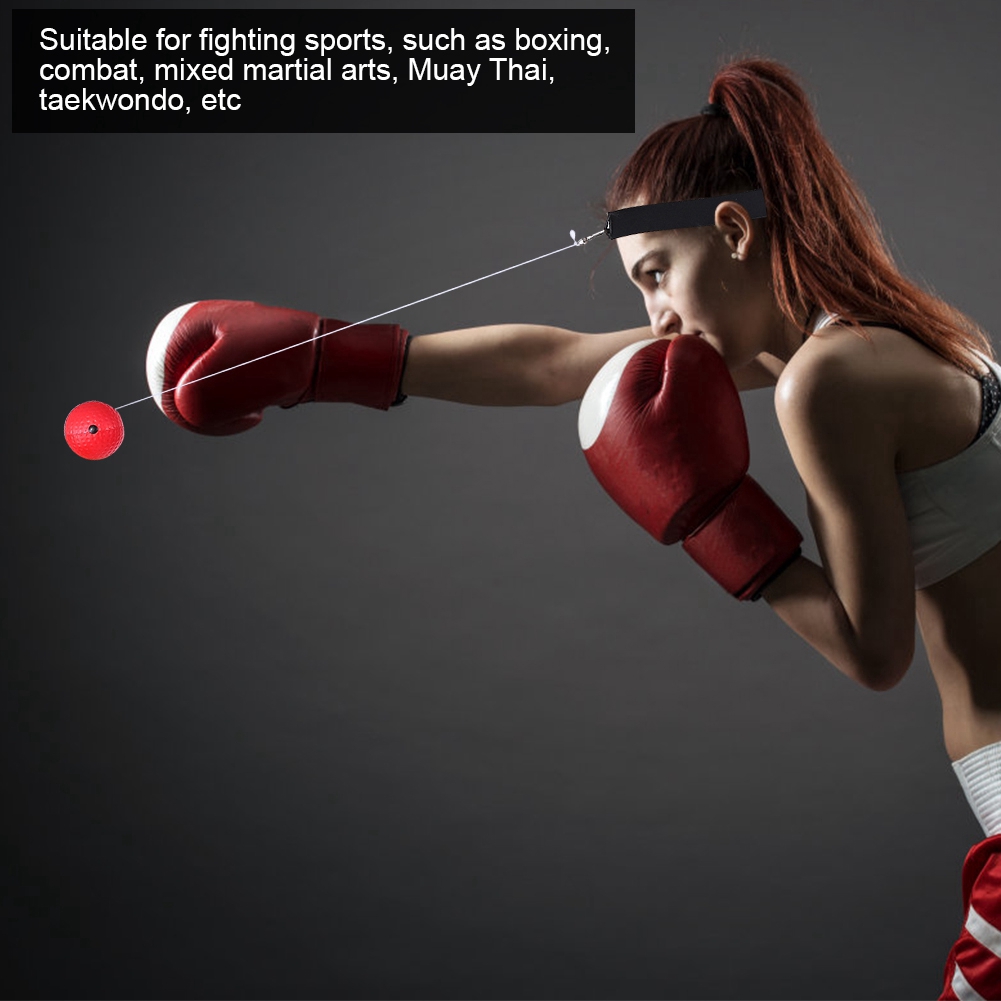 ภาพสินค้าSUDI ลูกบอลชกมวย  Boxing Reflex Ball ซ้อมชกมวย ต่อยมวย แบบคาดหัว จากร้าน sudi.th บน Shopee ภาพที่ 3