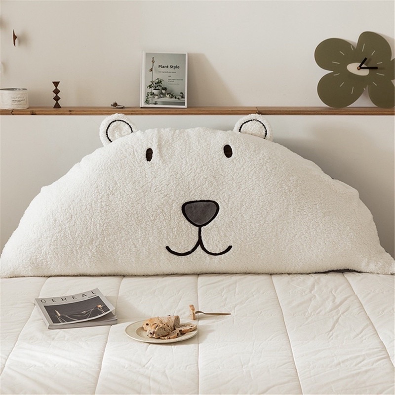 พนักพิงเตียง-หัวเตียงนอน-ลายหมีน่ารักมาก-มี-3-ขนาด-1-2-1-5-และ-1-8-เมตร