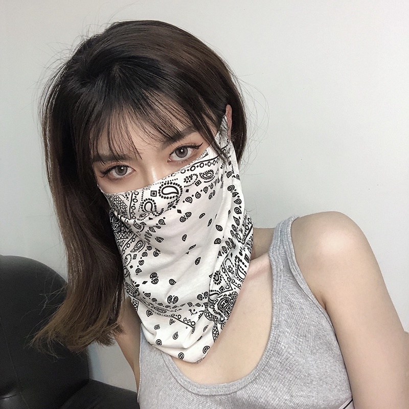 ผ้าคลุมหน้า-กันแดด-ลายดอกไม้-สไตล์เกาหลี-สําหรับผู้หญิง