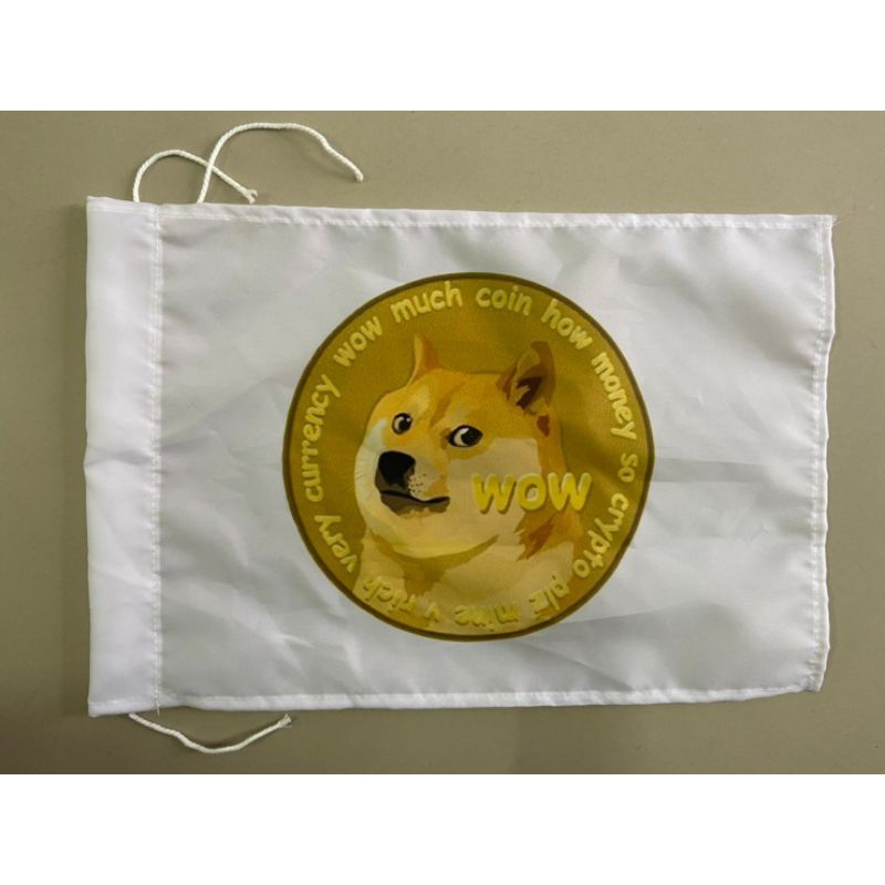 ธง Dogecoin ขนาด 20×30 Cm พิมพ์ลาย | Shopee Thailand