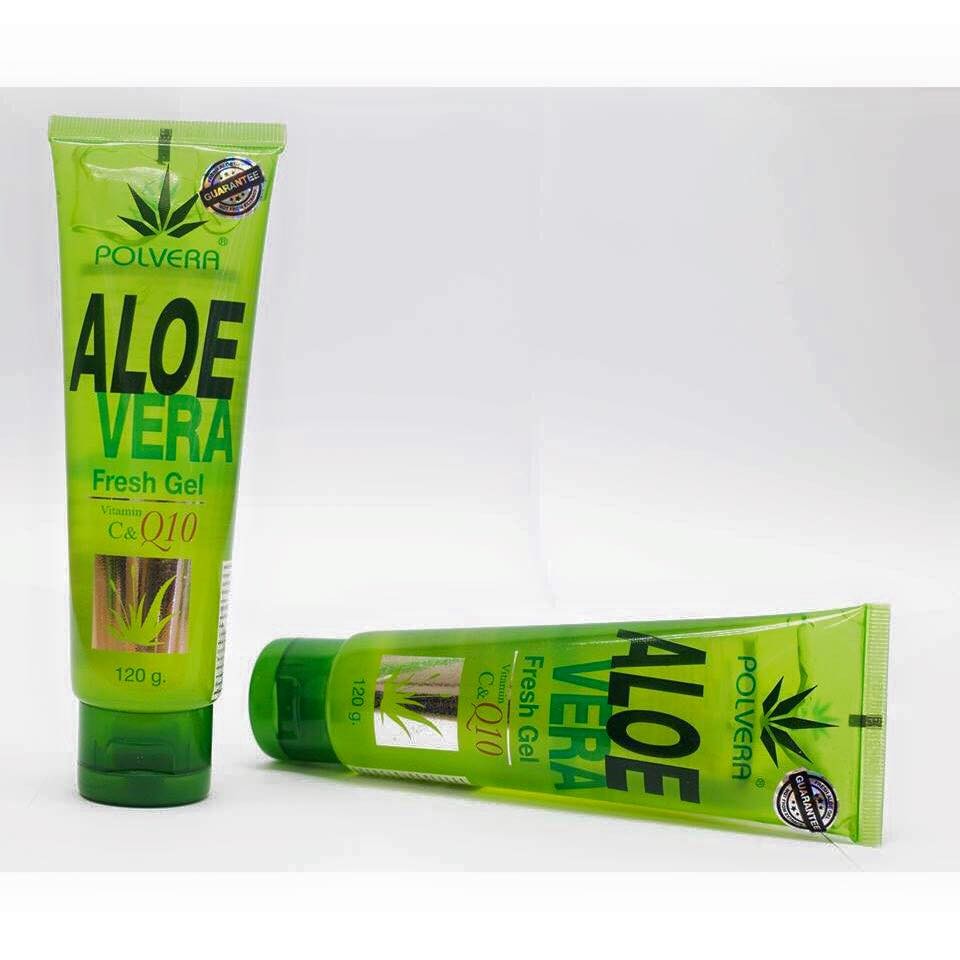 เจลว่านหางจระเข้สดแท้-polvera-aloevera-พร้อมส่งทั้ง-2-ขนาด