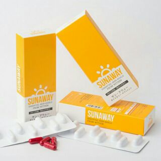 Sunnaway อาหารเสริมกันแดด กัน UV ปกป้องจากภายใน (บรรจุ 14 เม็ด)