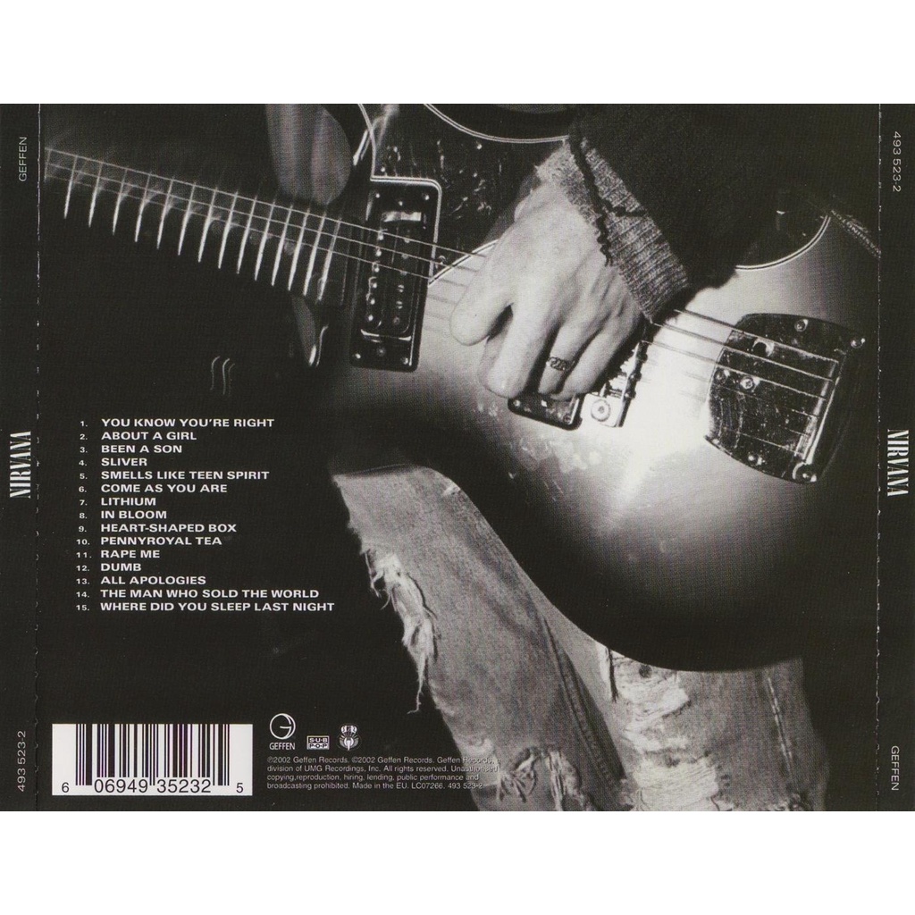 cd-audio-เพลงสากล-nirvana-อัลบั้ม-nirvana-2002-บันทึกจากแผ่นแท้-คุณภาพเสียง-100